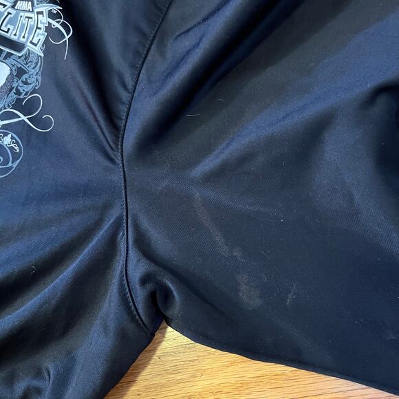 MMA Elite Track Jacket Mens XXL Sports Skull Grim Reaper Grunge Y2K Black ** - Picture 9 of 9